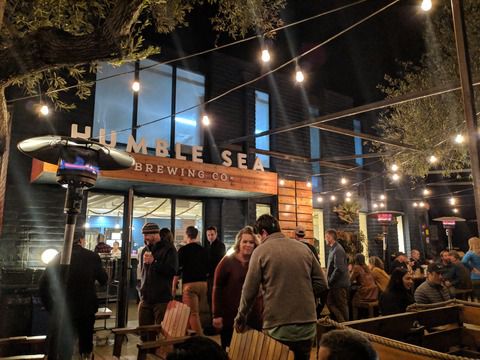 Pure Project Brewingとのコラボビールを求め、サンタ・クルーズのHumble Sea Brewing へ再び