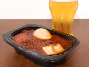 ローソン「四川風麻婆豆腐」&「煮玉子」をつまみにビールで一杯