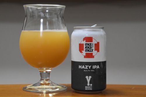 Y.MARKET BREWING ONE AND ONLY HAZY IPA