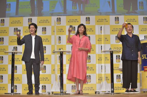 パーフェクトサントリービールの発表会に参加したりサンプルもらったり
