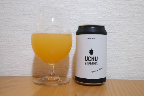 うちゅうブルーイング DDH Thank You DIPA w/Mosaic&Galaxy