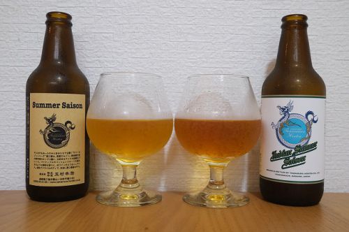 志賀高原ビールのインディアンサマーセゾンとサマーセゾンを飲み比べてみました。