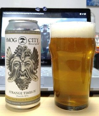 アメリカ・SMOG CITY Brewing「STRANGE TIMES IV Double IPA」