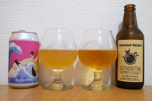 Rio Brewing TOKYO BAYCOAST SAISONと志賀高原ビール Summer Saisonを飲み比べてみました。