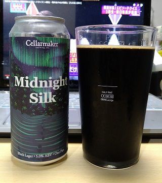 アメリカ・Cellarmaker Brewingの「Midnight Silk  Black Lager」