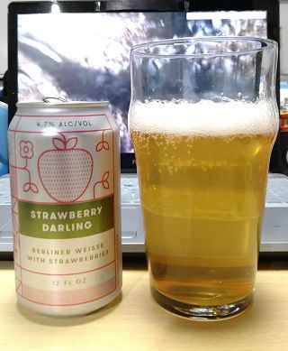 アメリカ・FORT POINT BEER 「STRAWBERRY DARLING (BERLINER WEISSE WITH STRAWBERRIES)」