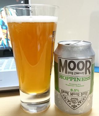 イギリス・MOOR BEER COMPANYの「HOPPINESS Crossover IPA」