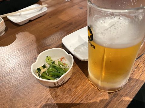 西新宿に最高のビールのコンディションを30秒で出してくるあのお店がまた増えた、居酒屋・ニッカ。